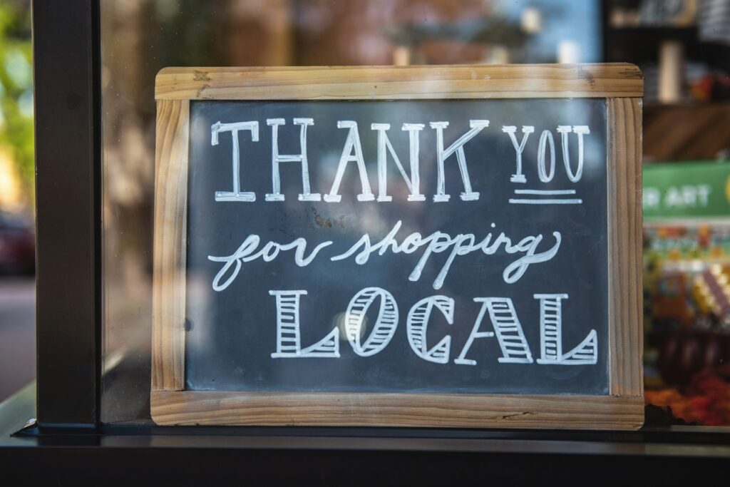 thank you sign for local small business for top-rated platforms for creating small business websites blog post