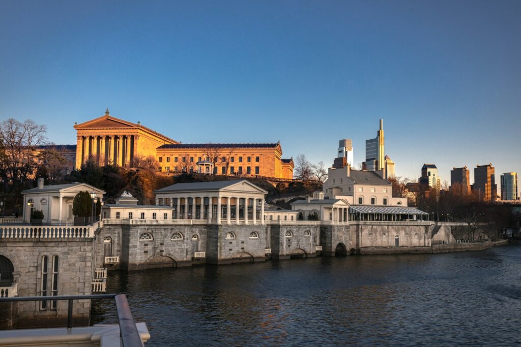 Philadelphia Schuylkill river and art museum